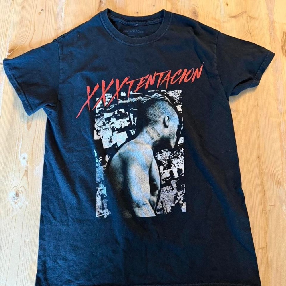 XXXTentacion Bad Vibes Forever Graphic T-Shirt Mens Small Black Short Sleeve Tee